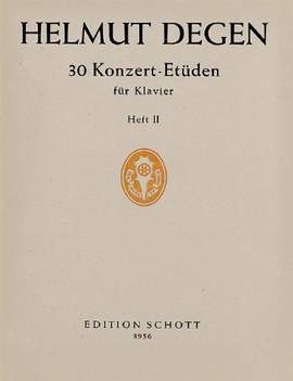 Degen, H: 30 Concert studies Vol. 2