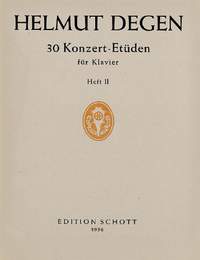 Degen, H: 30 Concert studies Vol. 2