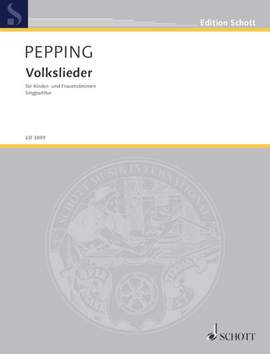 Pepping, E: Volkslieder
