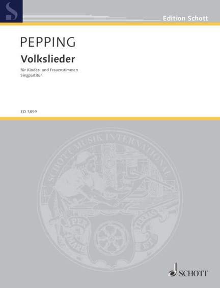 Pepping, E: Volkslieder
