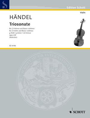 Handel: Trio Sonata in G minor, op. 2/8