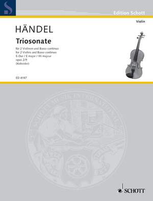 Handel: Trio Sonata in E major, op. 2/9