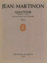 Martinon, J: Streichquartett op. 43