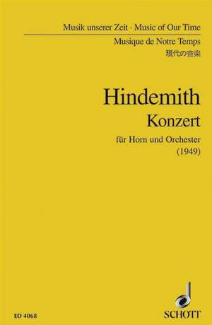 Hindemith, P: Horn Concerto