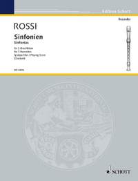 Rossi, S d: Sinfonien