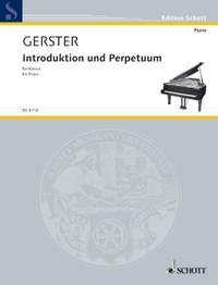 Gerster, O: Introduktion und Perpetuum
