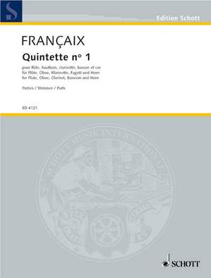 Françaix, J: Quintet No. 1