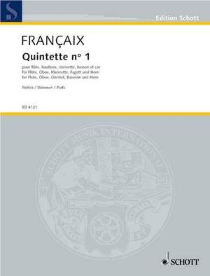 Françaix, J: Quintette No. 1