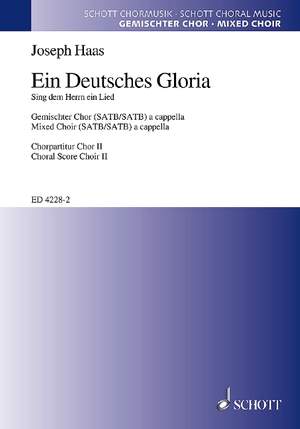 Haas, J: Ein Deutsches Gloria op. 86