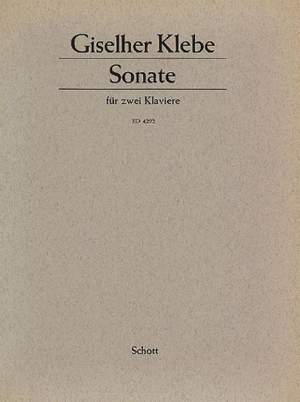 Klebe, G: Sonata op. 4