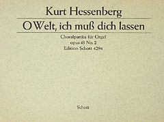 Hessenberg, K: Zwei Choralpartiten für Orgel op. 43