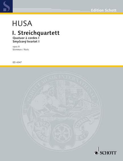 Husa, K: 1. String quartet op. 8