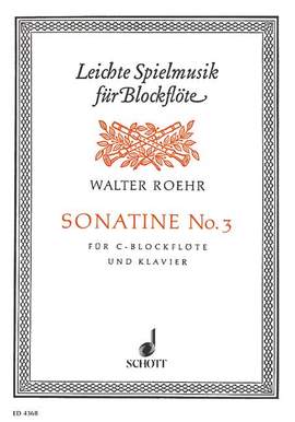 Roehr, W: Sonatine No. 3 F major