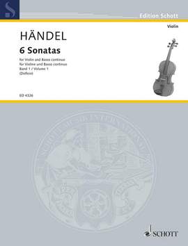 Handel, G F: 6 Sonatas Vol. 1