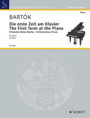 Bartók, B: Die erste Zeit am Klavier Sz 53