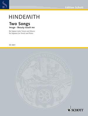 Hindemith, P: 2 Songs