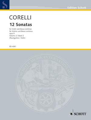 Corelli, A: 12 Sonatas op. 5 Vol. 2