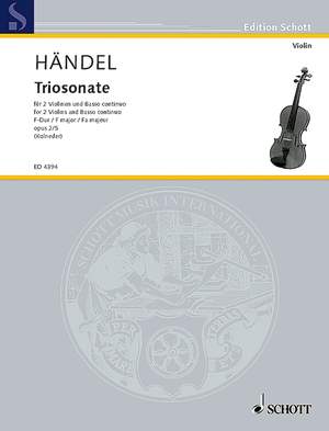 Handel: Trio Sonata in F major, op. 2/5