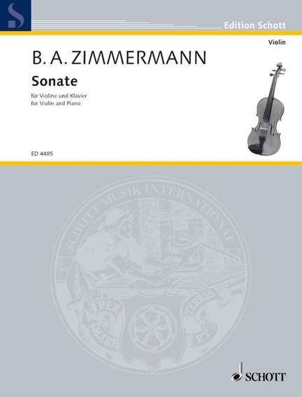 Zimmermann, B A: Sonate