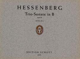 Hessenberg, K: Trio Sonata in B B flat major op. 56