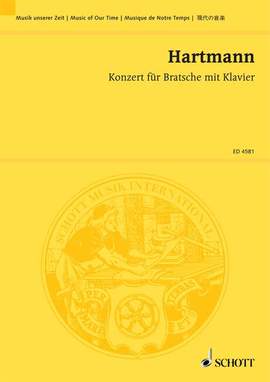 Hartmann, K A: Konzert für Bratsche mit Klavier