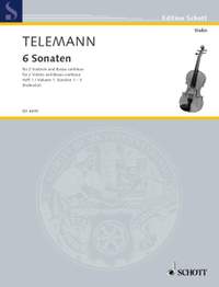 Telemann: Six Sonatas Band 1