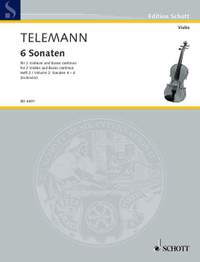 Telemann: Six Sonatas Band 2