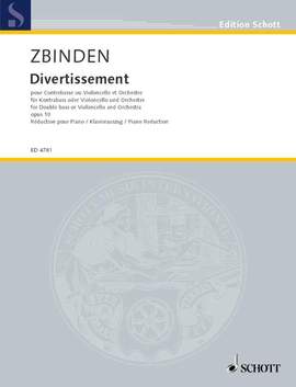 Zbinden, J: Divertissement op. 10