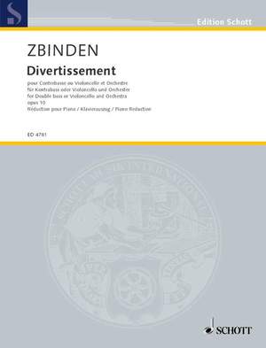 Zbinden, J: Divertissement op. 10