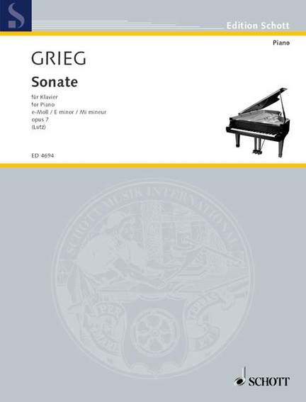 Grieg, E: Sonate e-Moll E minor op. 7