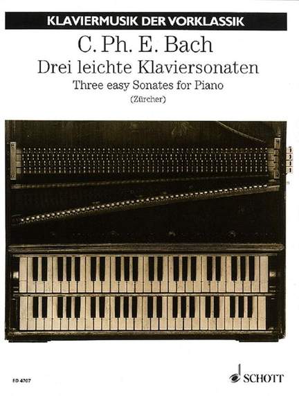 Bach, C P E: Three easy sonatas