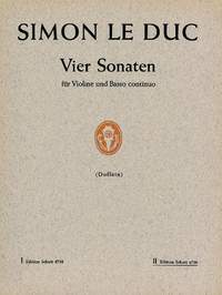 Leduc, S: 4 Sonatas Vol. 2