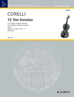 Corelli, A: Twelve Triosonatas op. 3
