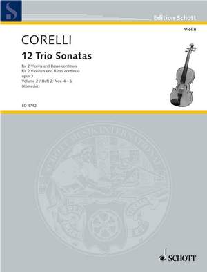 Corelli, A: Twelve Triosonatas op. 3