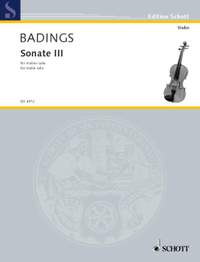 Badings, H: Sonata III