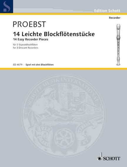 Proebst, E: 14 Easy Recorder Pieces
