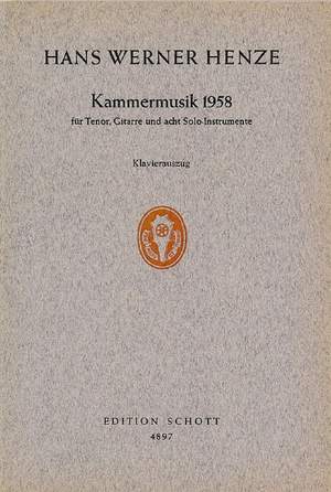Henze, H W: Kammermusik 1958