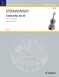 Stravinsky, I: Concerto en ré - Concerto in D