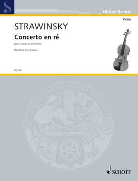 Stravinsky, I: Concerto en ré
