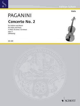 Paganini, N: Concerto Nr. 2 h-Moll B minor op. 7