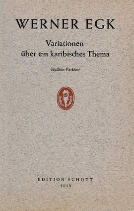 Egk, W: Variationen über ein karibisches Thema