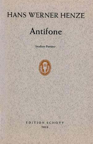 Henze, H W: Antifone