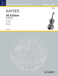 Kayser, H E: 36 Studies op. 20