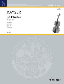 Kayser, H E: 36 Etüden op. 20