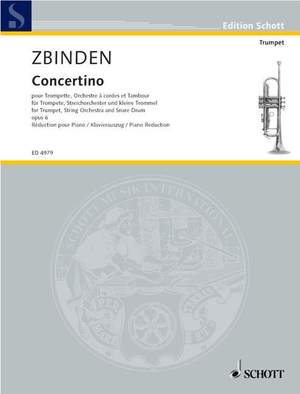 Zbinden, J: Concertino op. 6