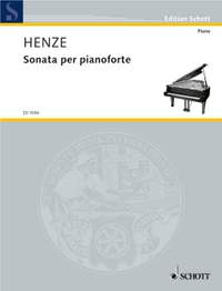 Henze, H W: Sonata for piano