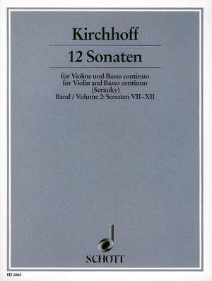 Kirchhoff, G: 12 Sonaten Vol. 2