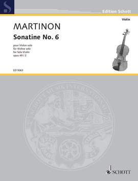 Martinon, J: Sonatine Nr. 6 op. 49/2