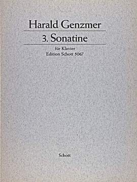Genzmer, H: Piano Sonatina No. 3