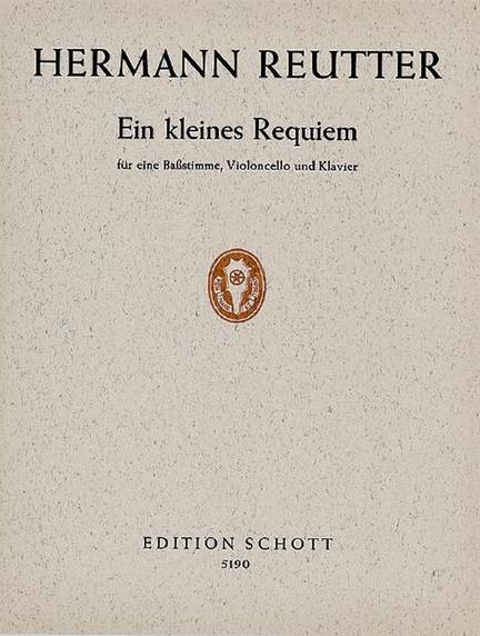 Reutter, H: Ein kleines Requiem